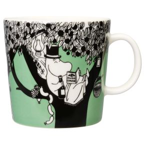 Moomin by Arabia Moomins cup / mug 0.4 l green, cream, black