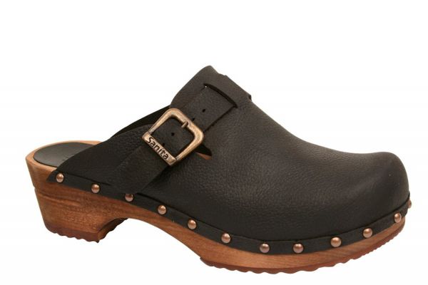 sanita suede clogs