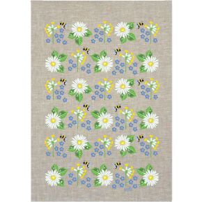 Anneko Design tea towel Mageriten 50x70 cm green, yellow, white, natural