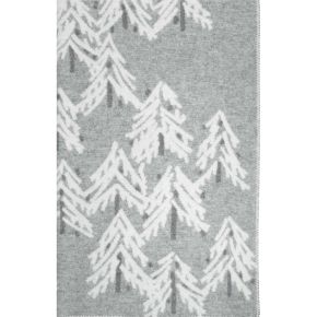 Lapuan Kankurit Kuusi (fir bundle) woollen blanket (oeko-tex) 130x200 cm light grey, white