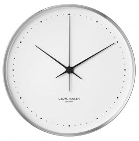 Georg Jensen Henning Koppel wall clock Ø 40 cm steel white