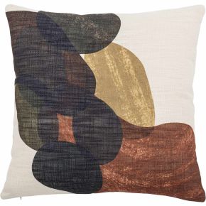 Bloomingville cushion 45x45 cm brown, black, natural Arona