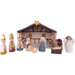 Gry & Sif Christmas manger 10 pcs height 20 cm width 28 cm