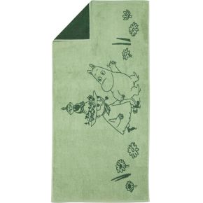 Moomin by Arabia Friends Forever shower towel 70x140 cm(oeko-tex) green