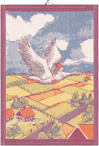 Ekelund Sweden Nils Holgersson tea towel (oeko-tex) 35x50 cm multicolored