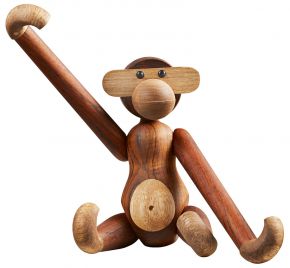 Kay Bojesen DK monkey height 28 cm Teak, Limba