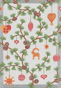 Ekelund Christmas / Winter Christmas fruit tea towel (oeko-tex) 35x50 cm multicolored