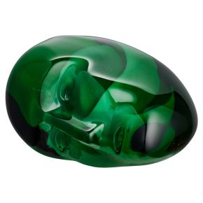 Kosta Boda Artist Collection Brains Walk with me height 7.5 cm width 5.5 cm length 4.5 cm green