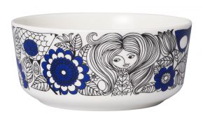 Arabia Pastoraali bowl Ø 13 cm blue, black, cream