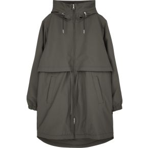 Makia Clothing Ladies rain jacket with adjustable hood lined Laina
