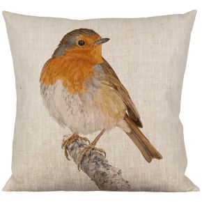 Emma Sjödin cushion cover 47x47 cm robin / bullfinch