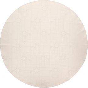 Södahl Damask Tree Rug Star (staincoated / oeko-tex) Ø 120 cm beige