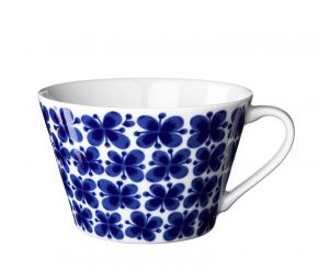 Rörstrand Mon Amie mug 0.5 l white, dark blue