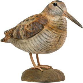 Wildlife Garden DecoBird woodcock hand-carved