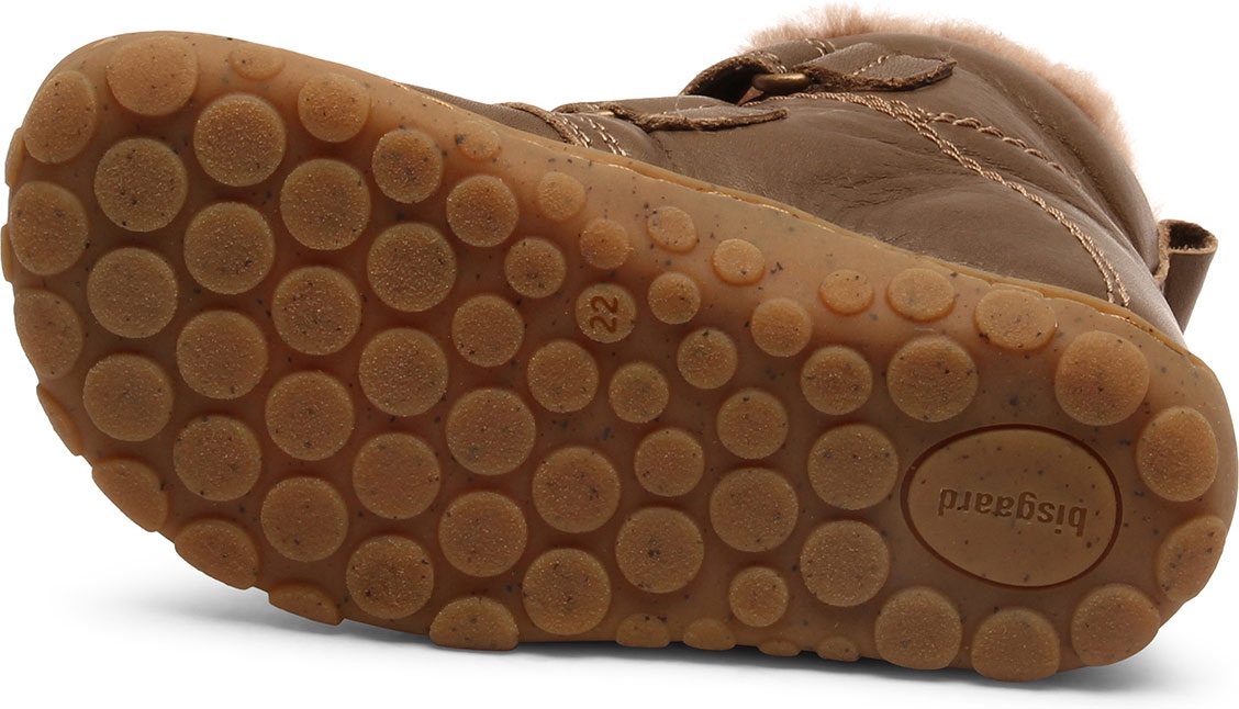 Bisgaard Unisex shoe) boots Boots, | with Sneaker, (barefoot Luke Velcro | Sandals Kids | Brands Bisgaard & / lambskin