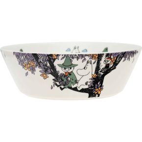 Moomin by Arabia Friends Forever bowl Ø 23 beige, black, cream