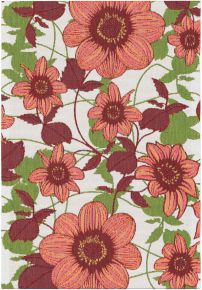 Ekelund Sommer Aftonflower tea towel (oeko-tex) 35x50 cm multicolored