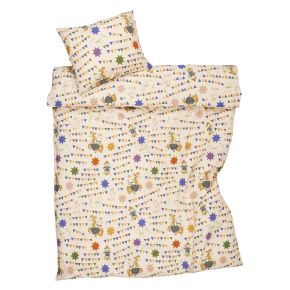 Moomin by Arabia Moomin's circus bed linen (oeko-tex) 140x200 cm / 50x60 cm beige, multicolored