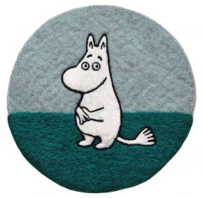 Klippan Moomins Moomintroll felt pot coaster Ø 21 cm
