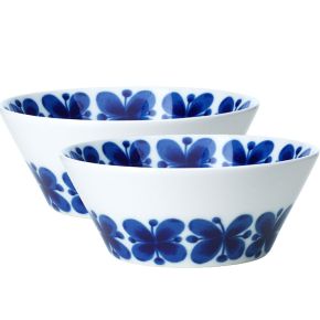 Rörstrand Mon Amie bowl 0.3 l 2 pcs white, dark blue