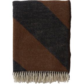 Klippan Angle merino woollen throw 130x200 cm with recycled wool