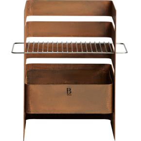 Born in Sweden Fuego grill / firebox height 55 cm Corten steel / stainless steel