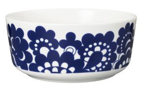 Arabia Esteri bowl Ø 13 cm dark blue, cream