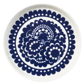 Arabia Esteri plate Ø 19 cm dark blue, cream