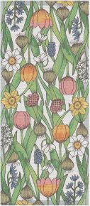 Ekeklund Spring Onion Flower table runner (oeko-tex) 35x80 cm multicolored