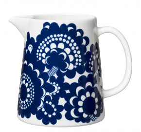 Arabia Esteri jug 1 l dark blue, cream