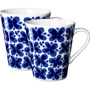 Rörstrand Mon Amie mug 0.34 l 2 pcs white, dark blue
