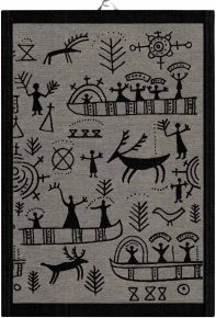 Ekelund Sweden east side tea towel (oeko-tex) 35x50 cm white