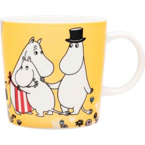 Moomin by Arabia Family Time cup / mug 0.3 l yellow, cream