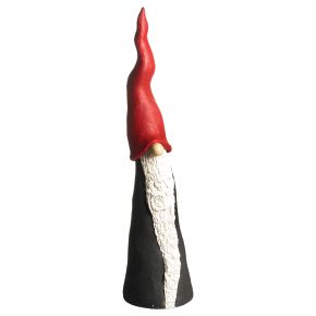 Nääsgränsgården Tomte high hat slim height 75 cm grey, red